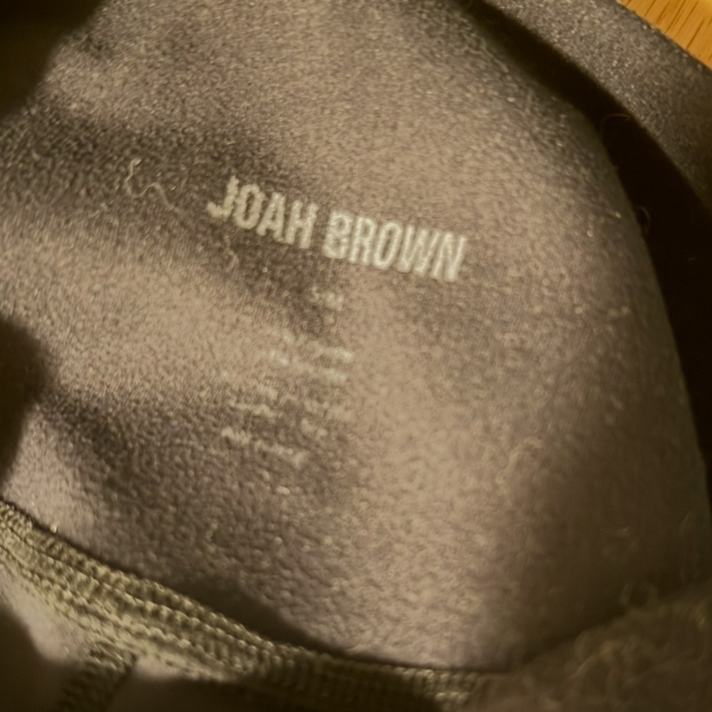 Joah Brown The Biker Short in Sueded Onyx - Picture 5 of 5